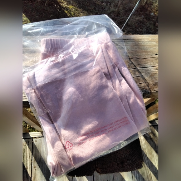 Pink Hanna Andersson stretch pants Girls size 8 - Picture 3 of 8